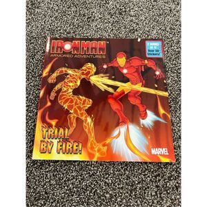 Iron Man Armored Adventures: Trial by Fire 2 books in 1 with stickers